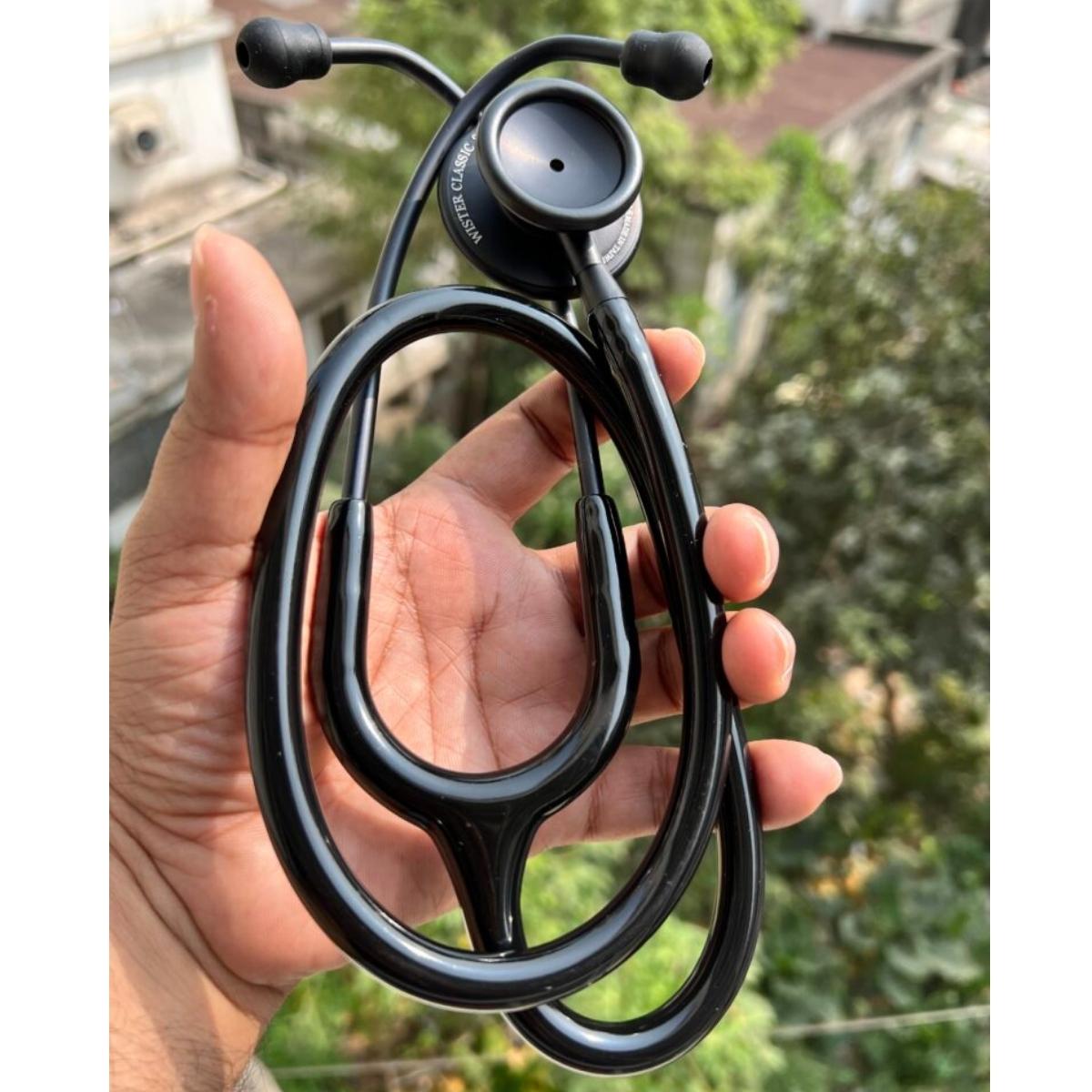 Wister Classic Stethoscope (Black Edition) - Image 2