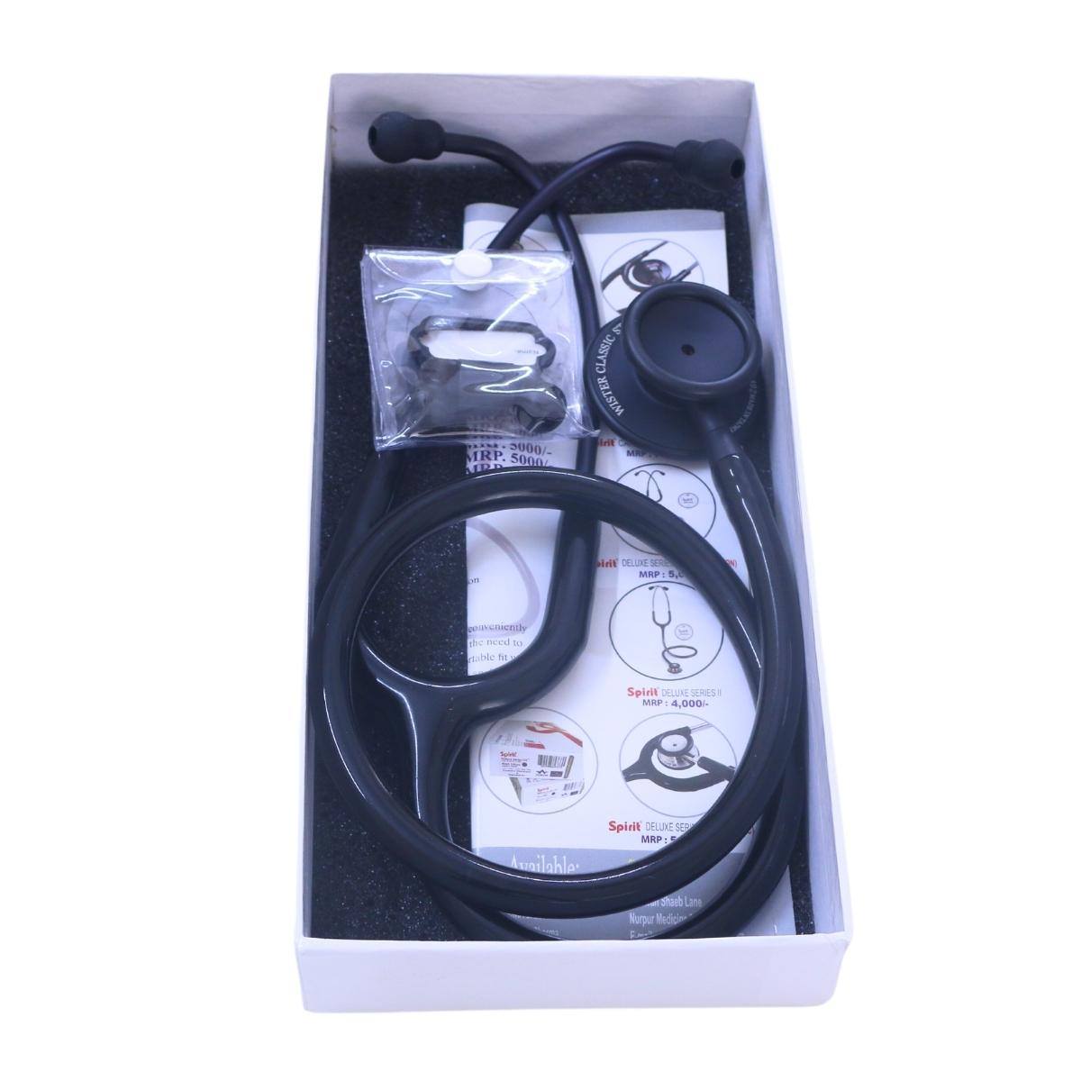 Wister Classic Stethoscope (Black Edition) - Image 3